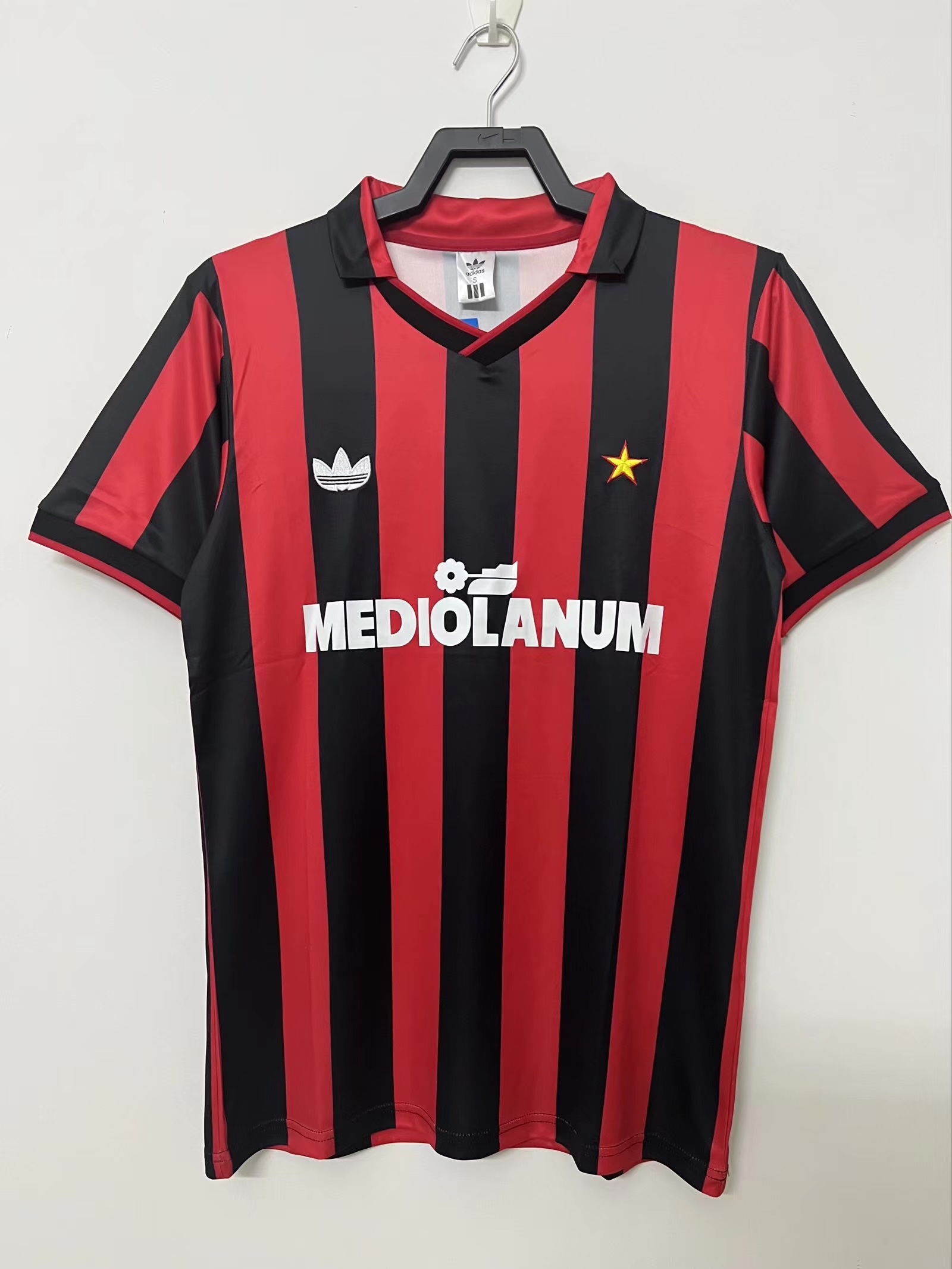 Retro AC Milan 90-91 Home Stadium Jersey